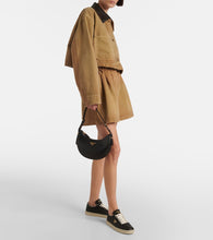 Prada Logo leather sneakers