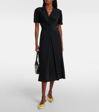 Prada Logo satin ballet flats