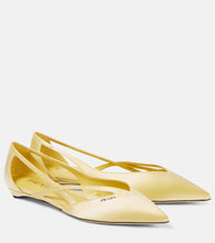 Prada Logo satin ballet flats - Prada Logo 缎面芭蕾平底鞋