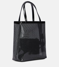 Prada Logo sequin-embellished tote