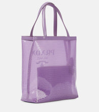 Prada Logo sequined tote