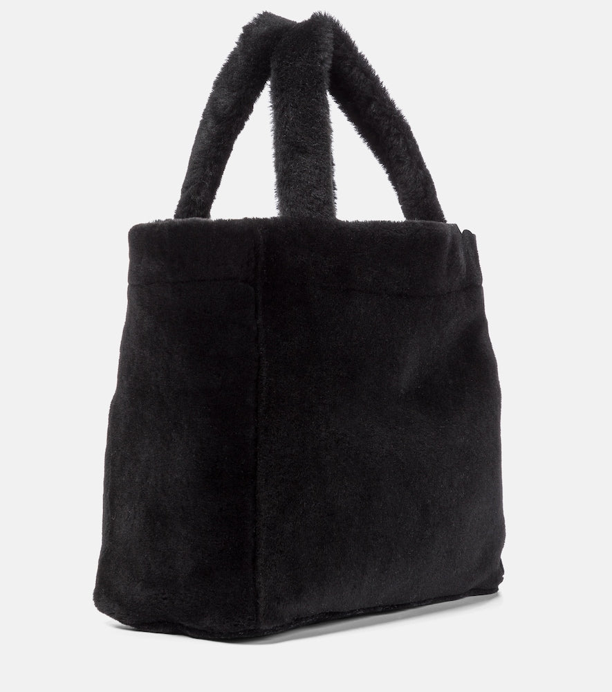 Prada Medium shearling tote