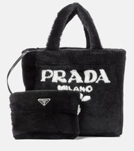 Prada Medium shearling tote