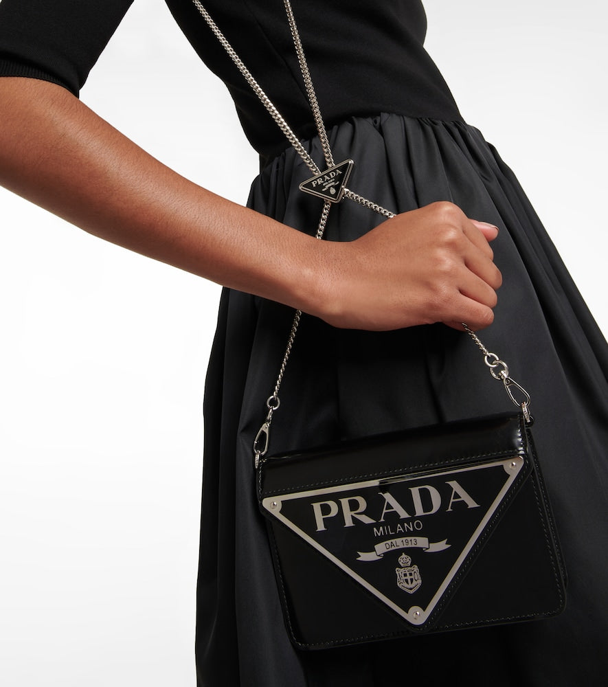 Prada Mini leather crossbody bag