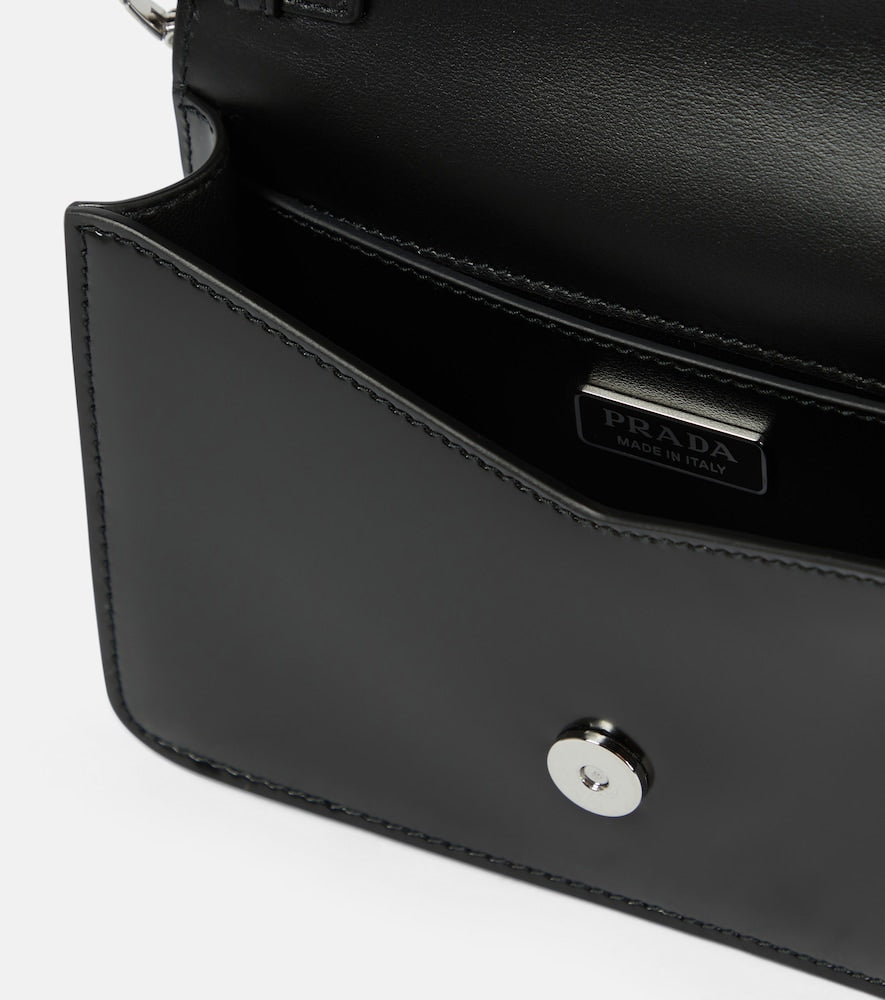 Prada Mini leather crossbody bag