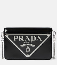Prada Mini leather crossbody bag - Prada迷你皮革斜挎包