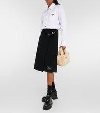 Prada Mini shearling tote bag