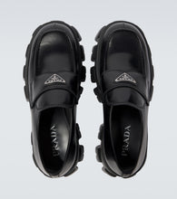 Prada Monolith leather loafers