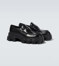 Prada Monolith leather loafers