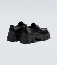Prada Monolith leather loafers