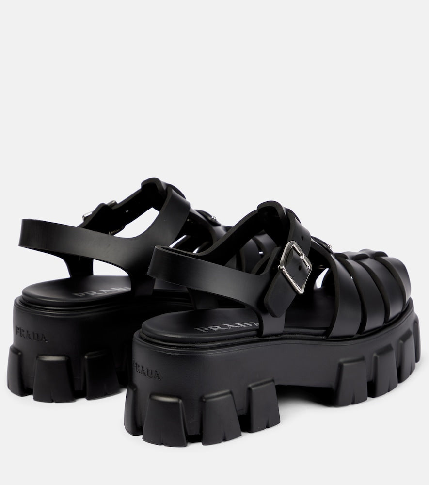 Prada Monolith platform sandals