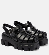 Prada Monolith platform sandals - Prada Monolith 厚底凉鞋