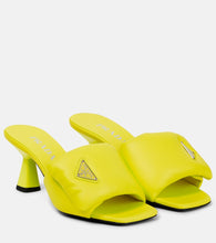 Prada Padded leather mules - Prada 皮革软垫穆勒鞋