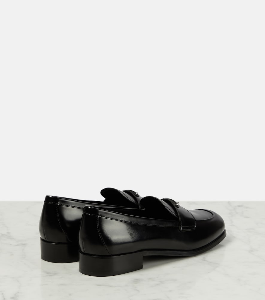 Prada Penny leather loafers