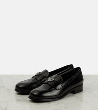 Prada Penny leather loafers