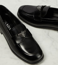 Prada Penny leather loafers