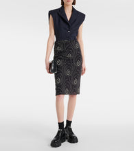 Prada Pinstripe oversized virgin wool vest