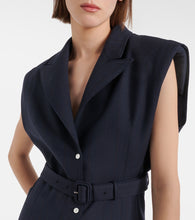 Prada Pinstripe oversized virgin wool vest