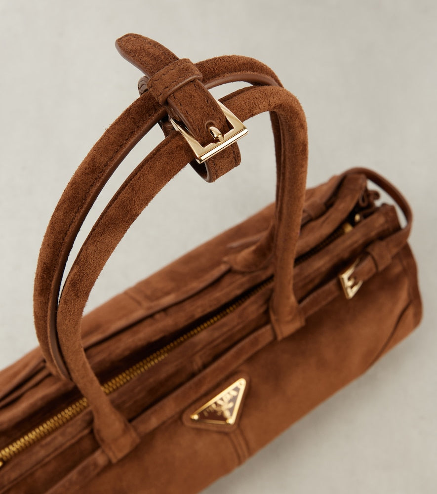 Prada Prada Bonnie Medium suede shoulder bag