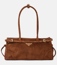 Prada Prada Bonnie Medium suede shoulder bag - Prada Prada Bonnie 中号麂皮单肩包