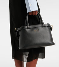 Prada Prada Buckle Small leather tote bag