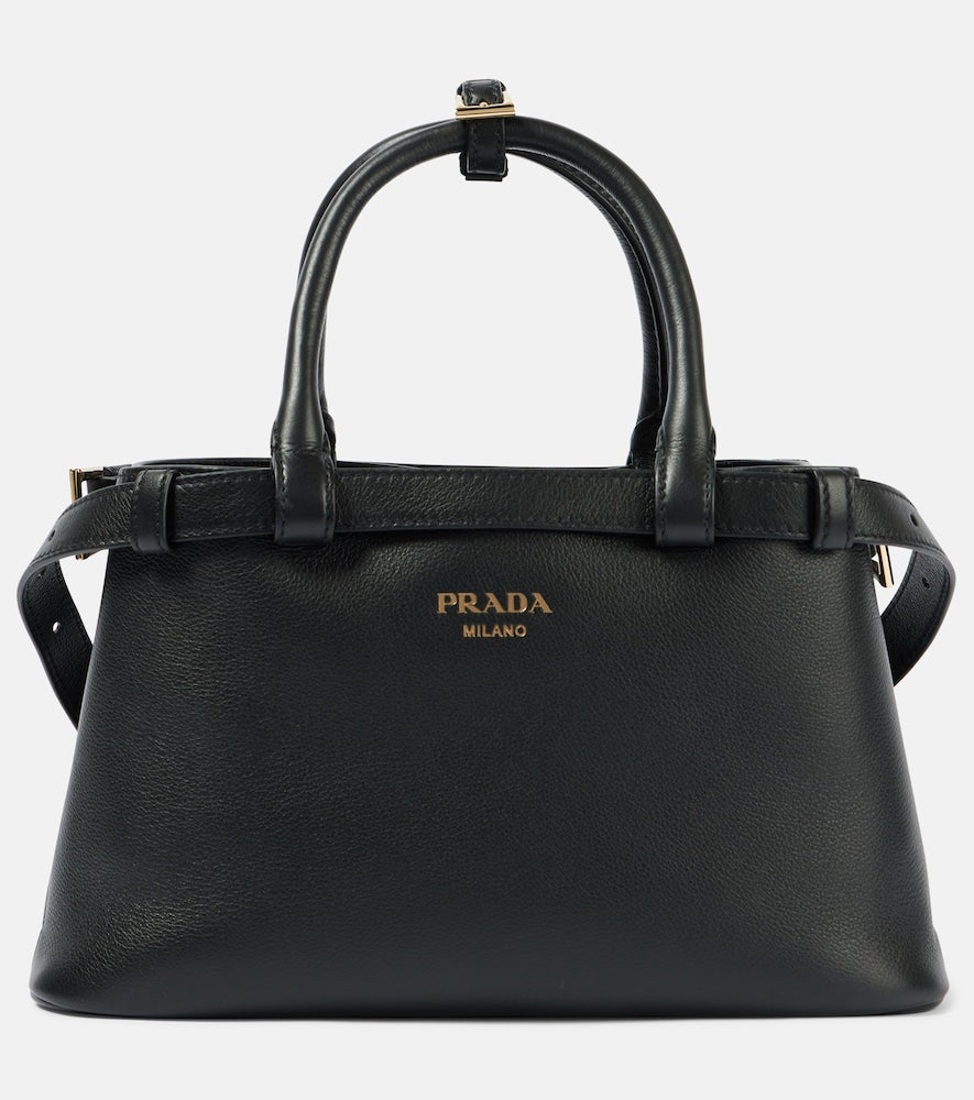 Prada Prada Buckle Small leather tote bag - Prada Prada Buckle 小号皮革手提包