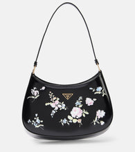 Prada Prada Cleo floral leather shoulder bag - Prada Cleo 花卉皮革单肩包