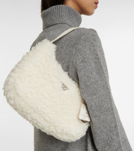 Prada Re-Edition 2000 Mini shearling shoulder bag