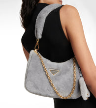 Prada Re-Edition 2005 shearling shoulder bag