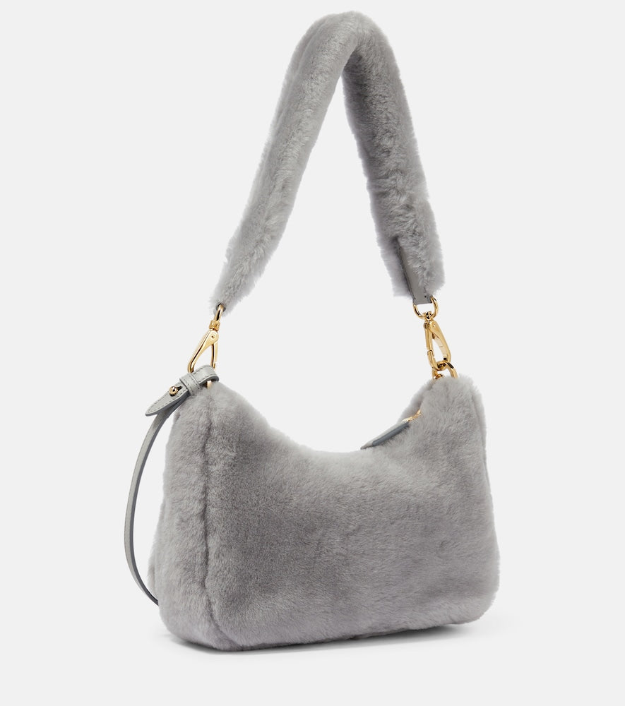 Prada Re-Edition 2005 shearling shoulder bag