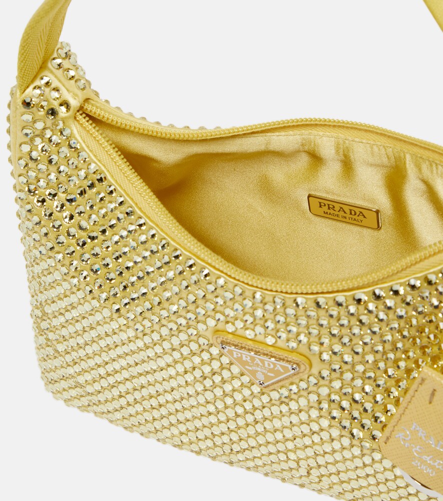 Prada Re-Edition Mini embellished shoulder bag