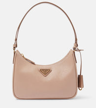 Prada Re-Edition Mini leather shoulder bag - Prada Re-Edition 迷你皮革单肩包