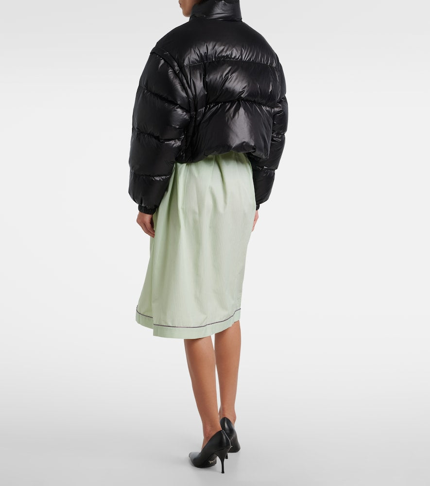 Prada Re-Nylon crop down jacket