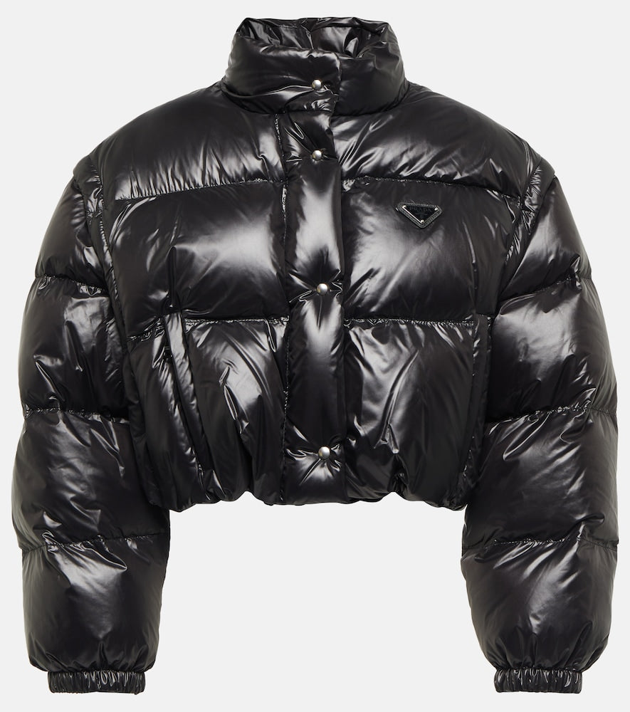 Prada Re-Nylon crop down jacket - Prada Re-Nylon 短款羽绒服