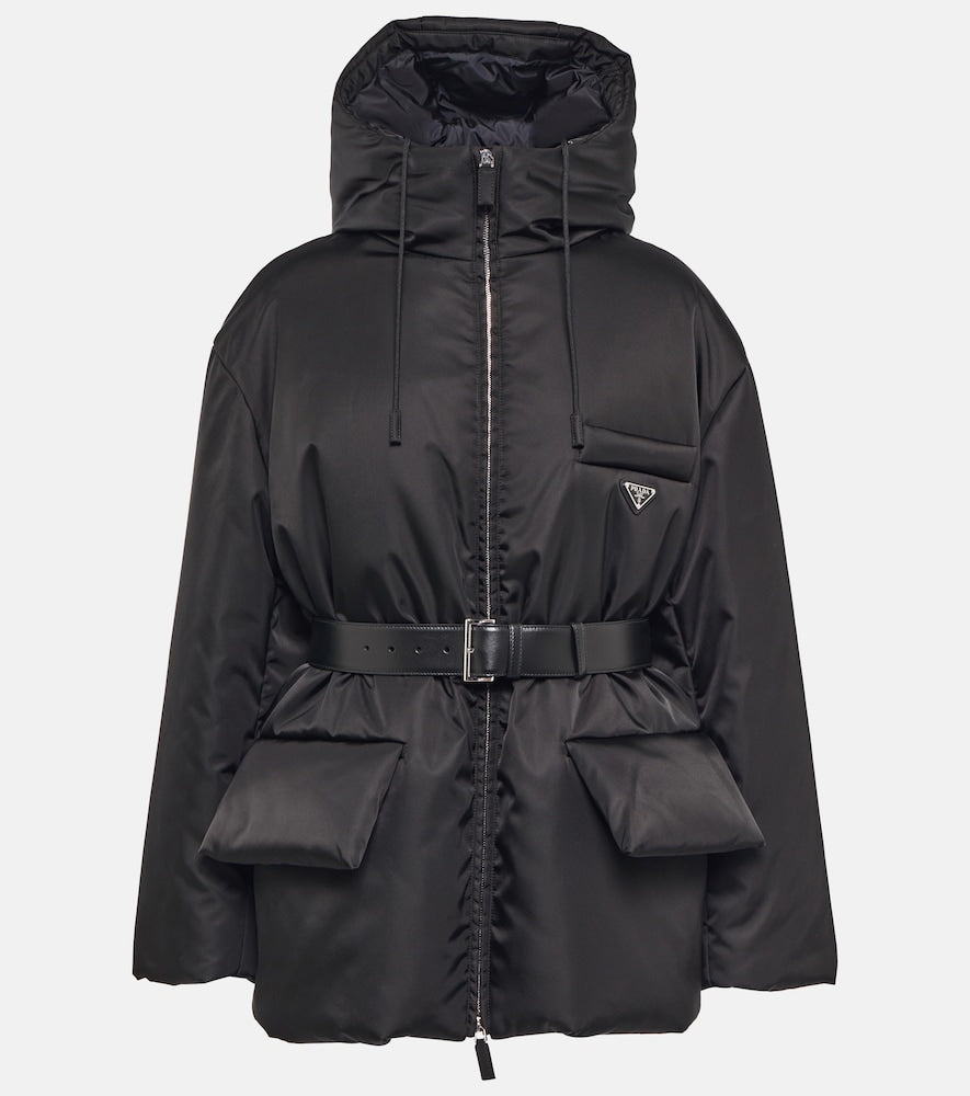 Prada Re-Nylon gabardine down jacket - Prada Re-Nylon 斜纹布羽绒服