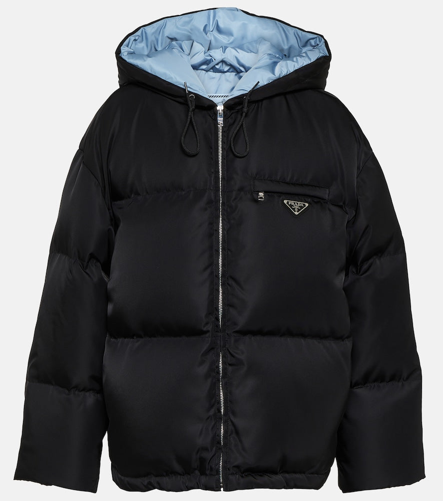 Prada Re-Nylon gabardine down jacket - Prada Re-Nylon 斜纹布羽绒服