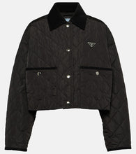Prada Re-Nylon quilted cropped jacket - Prada Re-Nylon 绗缝短款夹克