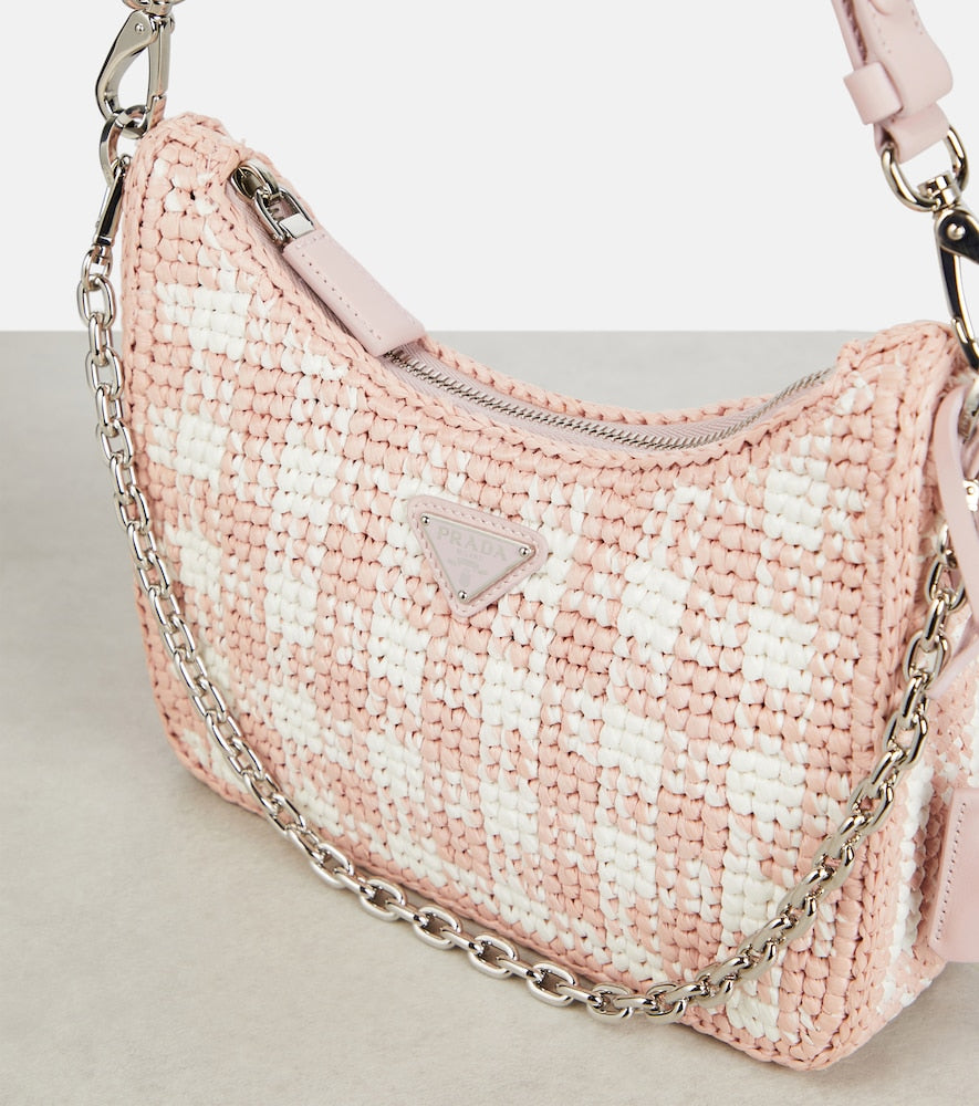 Prada Re-edition crochet shoulder bag