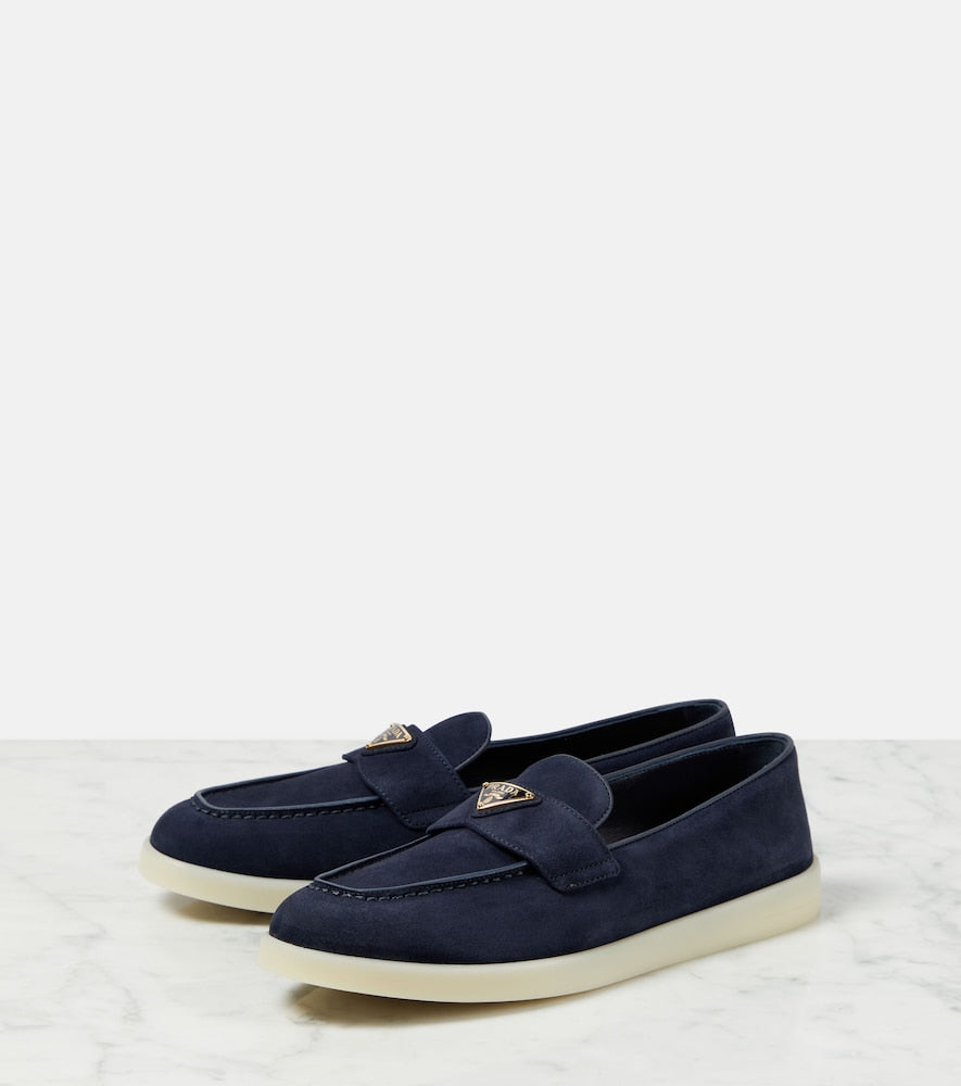 Prada Saint Tropez suede loafers