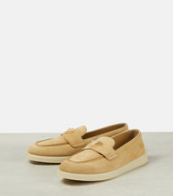 Prada Saint Tropez suede loafers