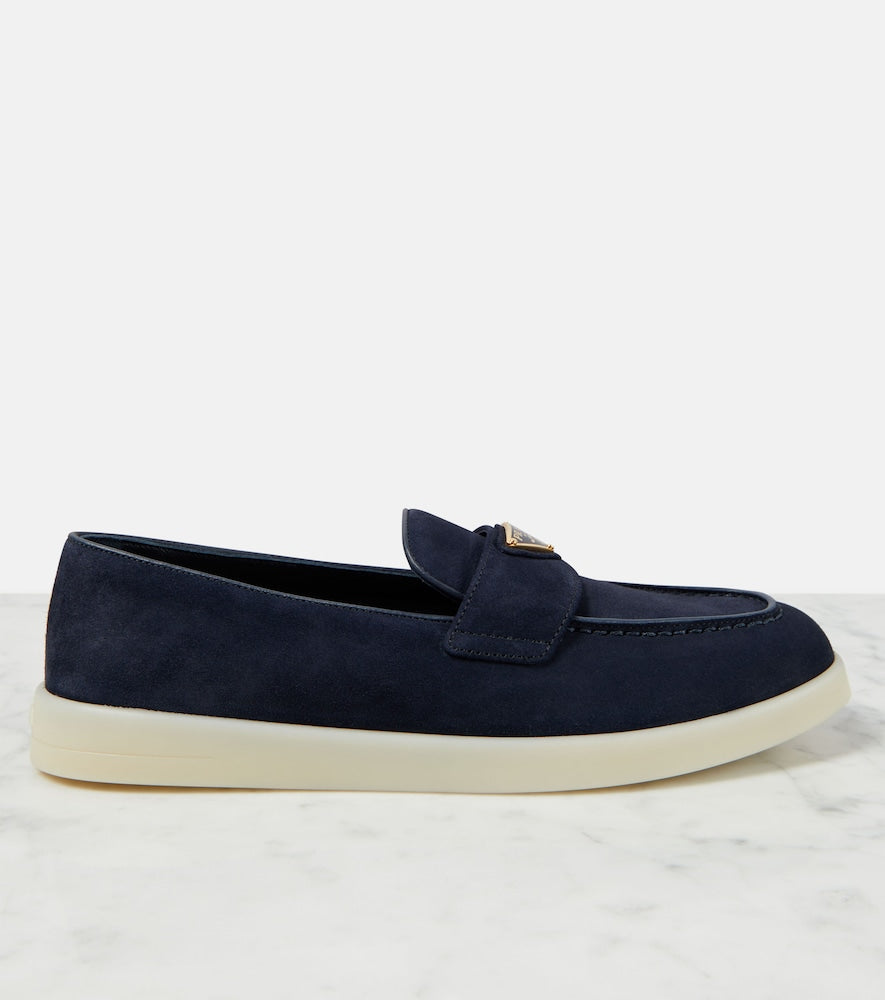Prada Saint Tropez suede loafers