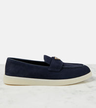 Prada Saint Tropez suede loafers