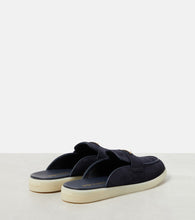 Prada Saint Tropez suede slippers