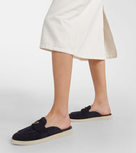 Prada Saint Tropez suede slippers