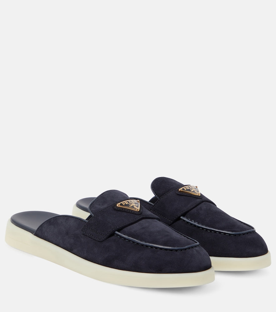 Prada Saint Tropez suede slippers - Prada Saint Tropez 麂皮拖鞋