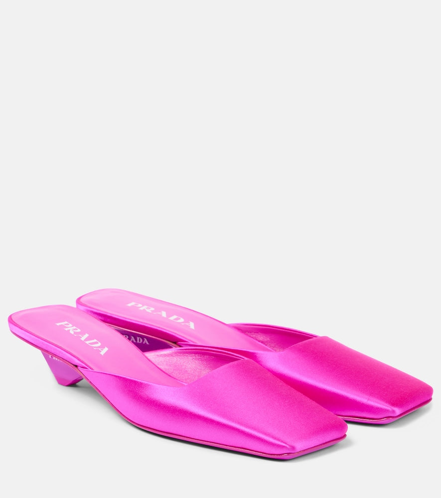 Prada Satin mules - Prada 缎面穆勒鞋
