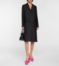 Prada Satin platform pumps
