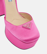 Prada Satin platform pumps