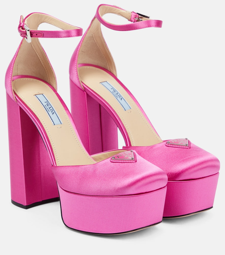 Prada Satin platform pumps - Prada Satin厚底高跟鞋