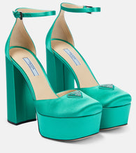 Prada Satin platform pumps - Prada Satin厚底高跟鞋